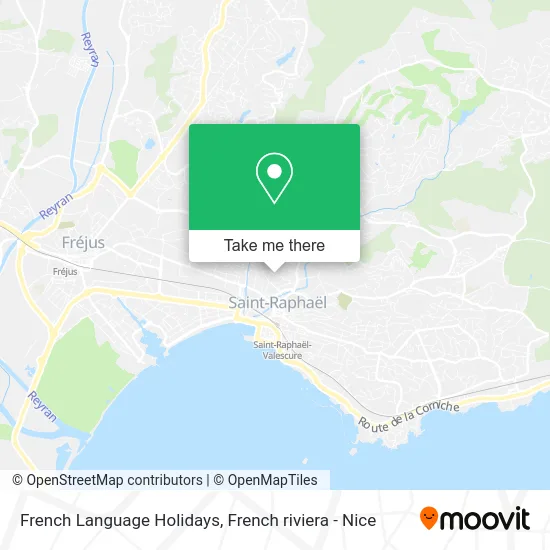 French Language Holidays map