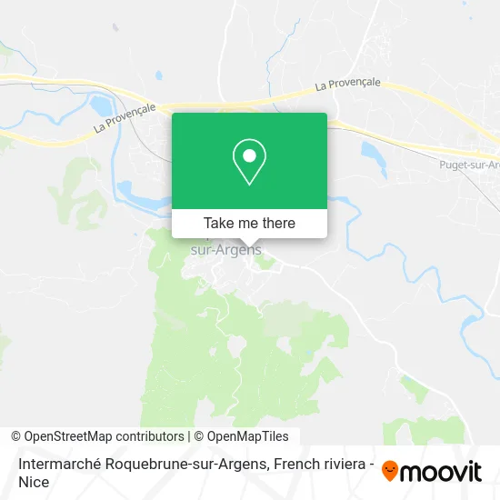 Intermarché Roquebrune-sur-Argens map