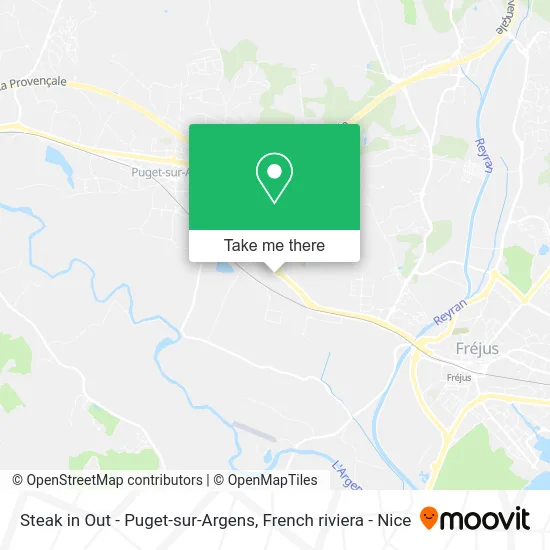 Steak in Out - Puget-sur-Argens map