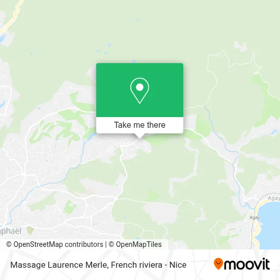 Massage Laurence Merle map