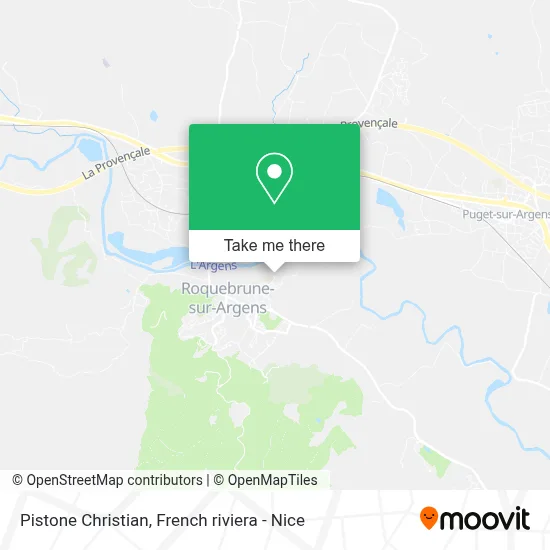 Pistone Christian map