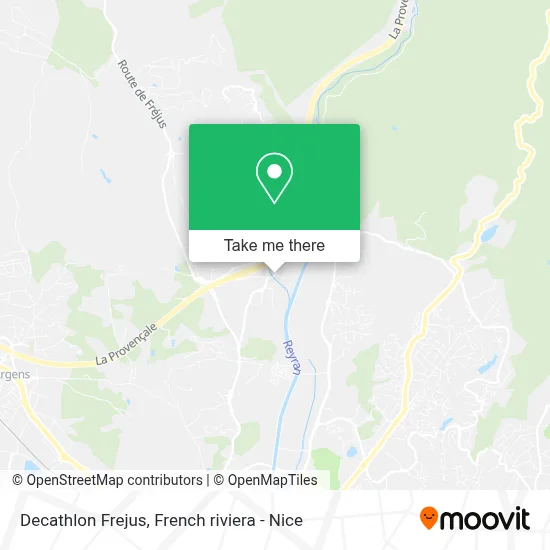 Decathlon Frejus map