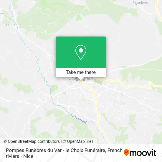 Pompes Funèbres du Var - le Choix Funéraire map