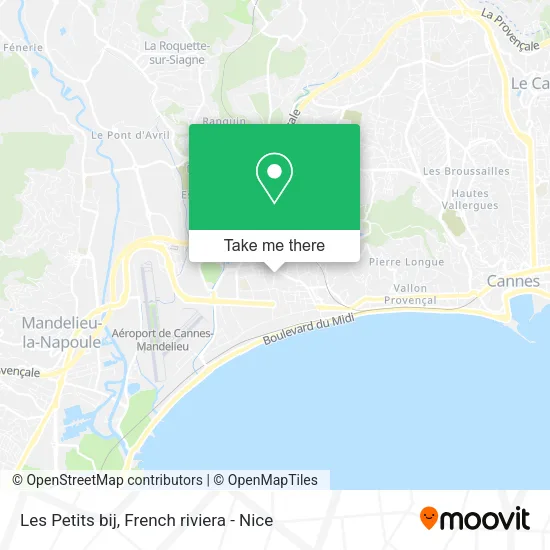 Les Petits bij map
