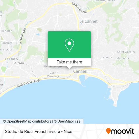 Studio du Riou map