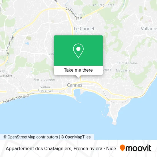 Appartement des Châtaigniers map