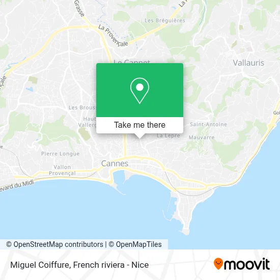 Miguel Coiffure map