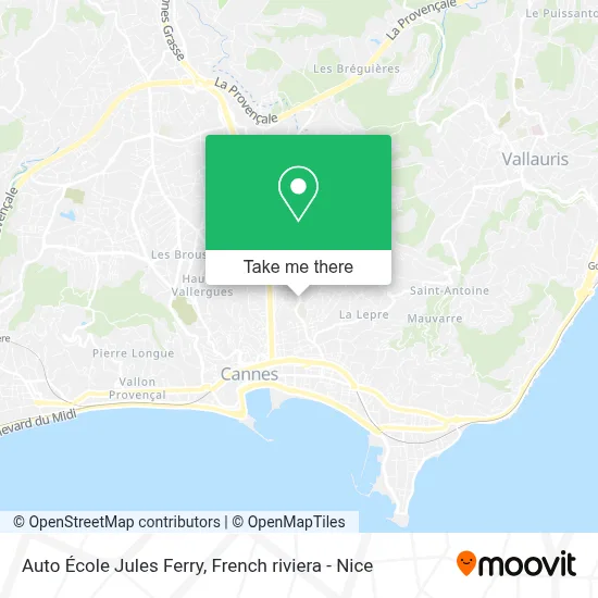Auto École Jules Ferry map