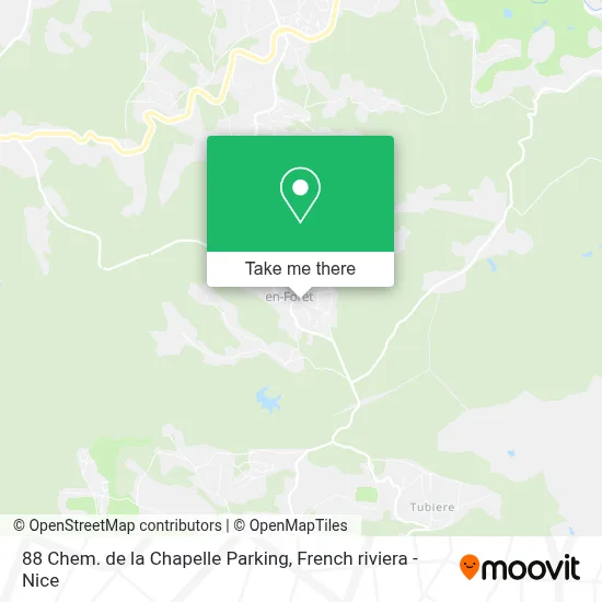 88 Chem. de la Chapelle Parking map