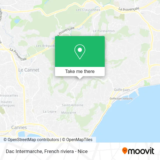 Dac Intermarche map