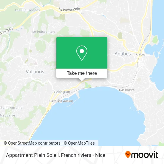 Appartment Plein Soleil map