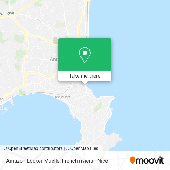 Amazon Locker-Maelle map