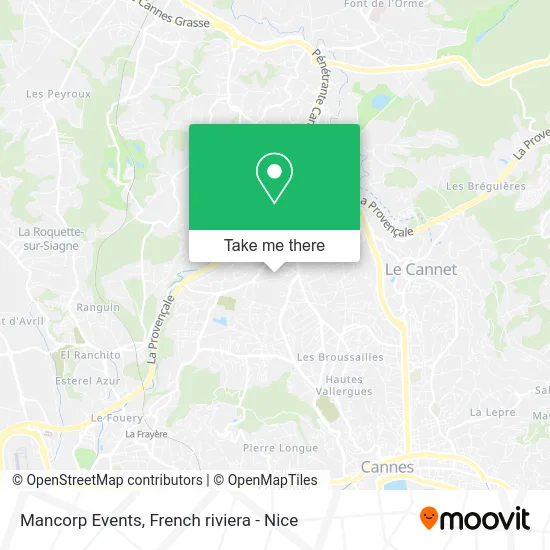 Mancorp Events map