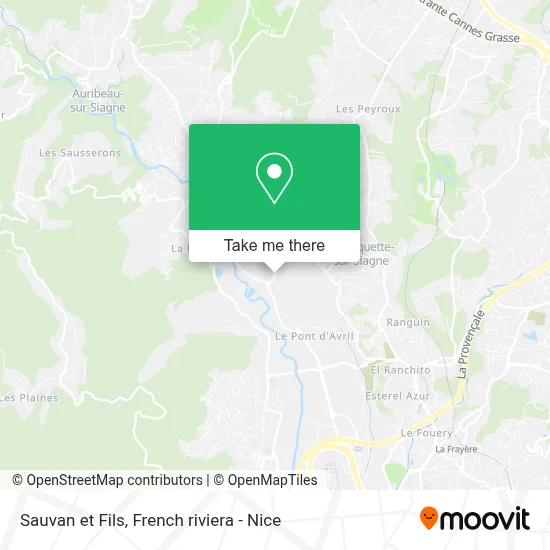 Sauvan et Fils map