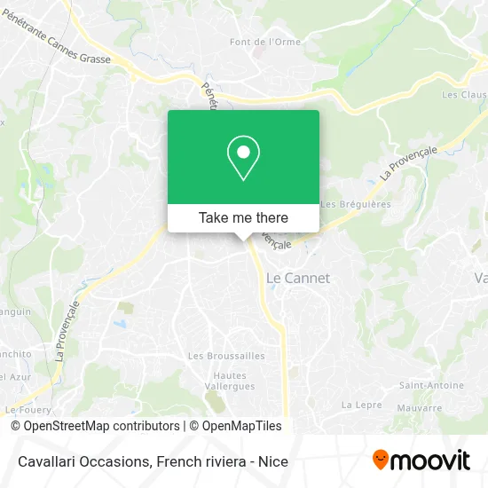 Cavallari Occasions map