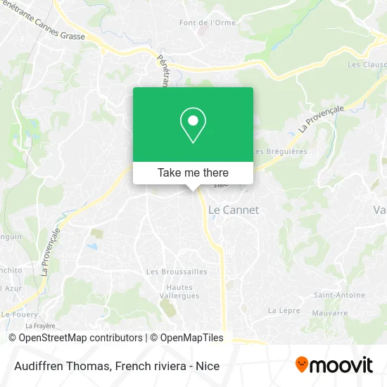 Audiffren Thomas map