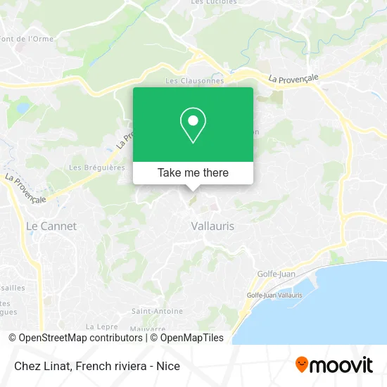 Chez Linat map