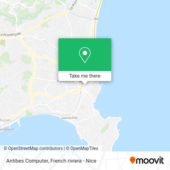 Antibes Computer map