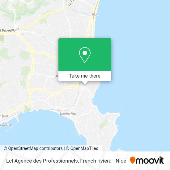 Lcl Agence des Professionnels map