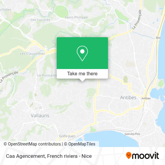 Caa Agencement map
