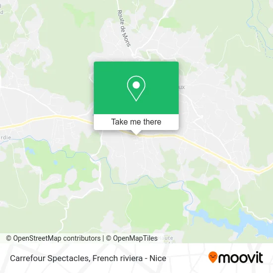 Carrefour Spectacles map