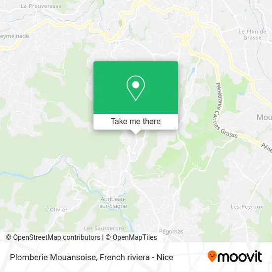 Plomberie Mouansoise map