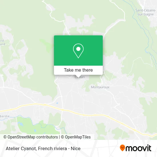 Atelier Cyanot map