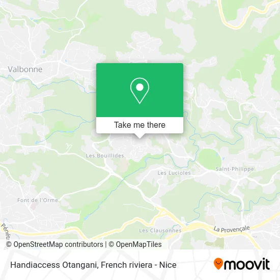 Handiaccess Otangani map