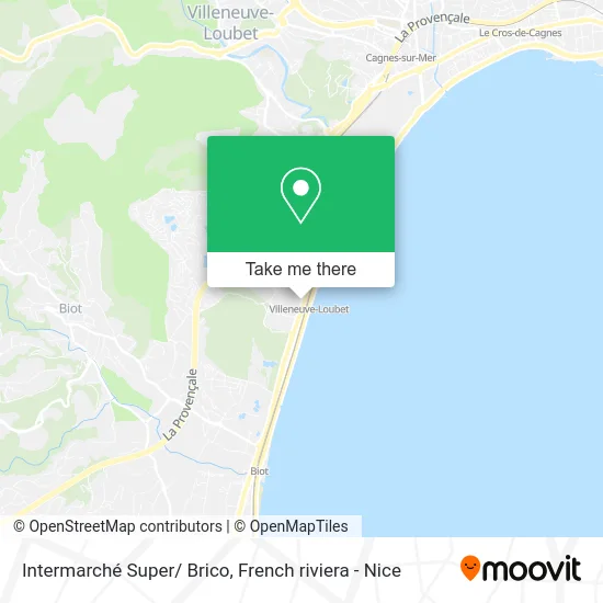 Intermarché Super/ Brico map