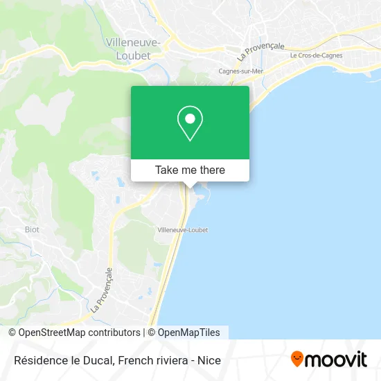 Résidence le Ducal map