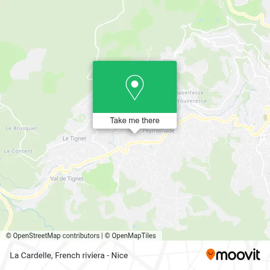 La Cardelle map