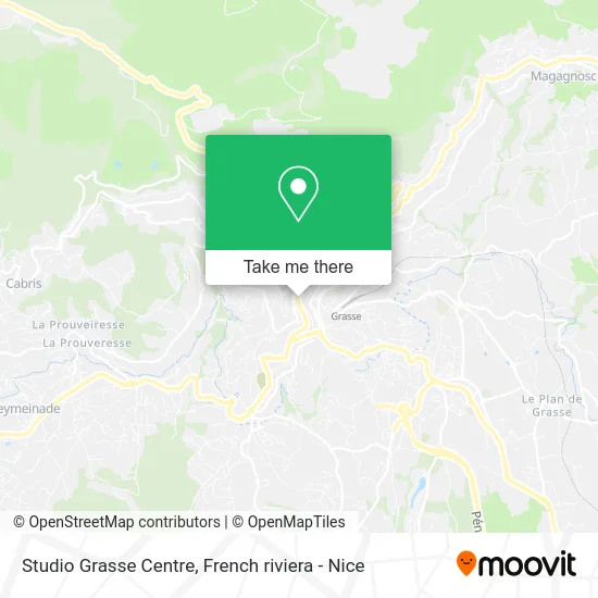 Studio Grasse Centre map