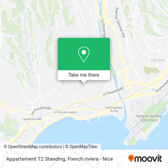 Appartement T2 Standing map