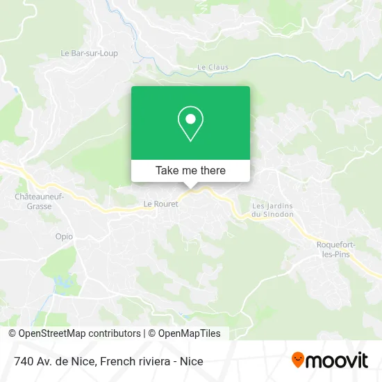 740 Av. de Nice map