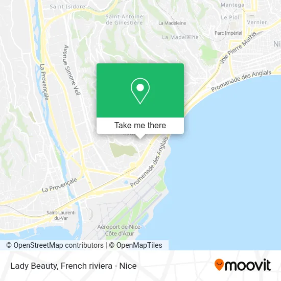 Lady Beauty map