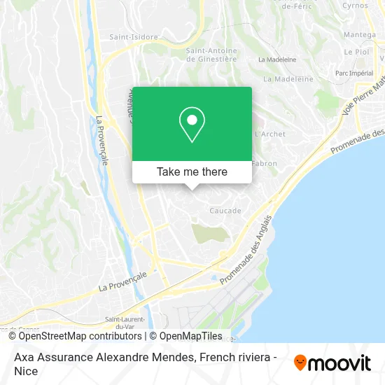 Axa Assurance Alexandre Mendes map