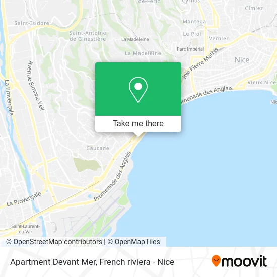 Apartment Devant Mer map