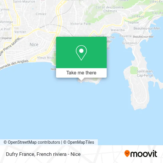 Dufry France map
