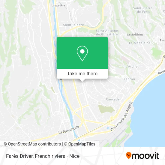 Farès Driver map