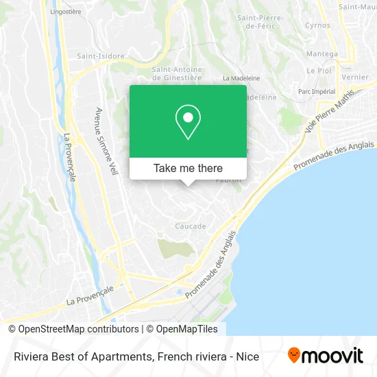 Riviera Best of Apartments map
