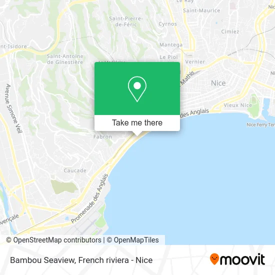 Bambou Seaview map