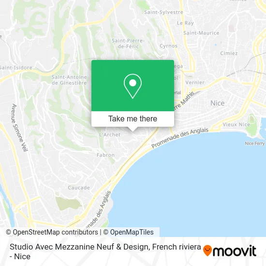 Studio Avec Mezzanine Neuf & Design map