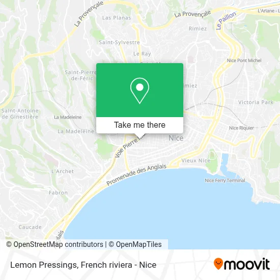 Lemon Pressings map