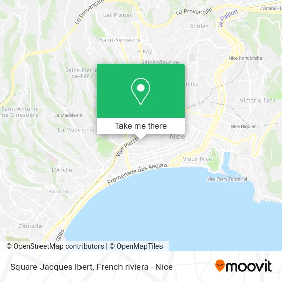 Square Jacques Ibert map