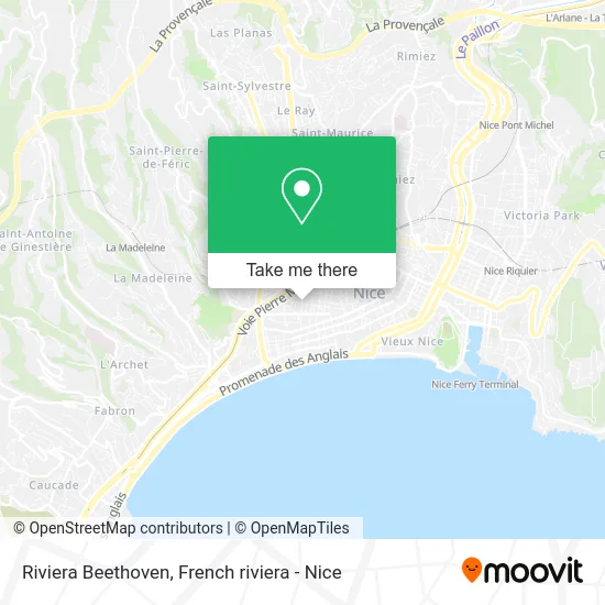 Riviera Beethoven map