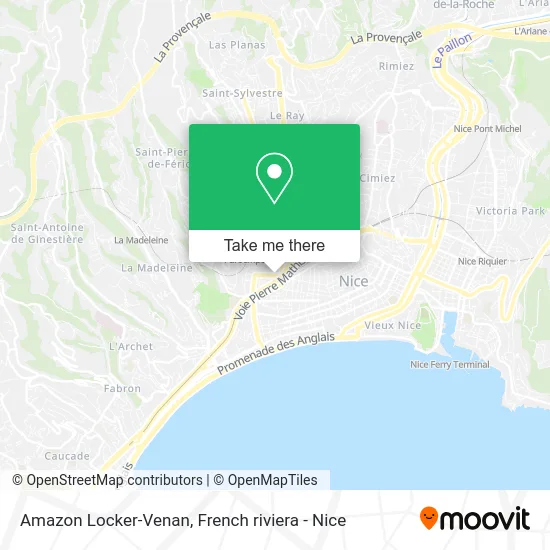 Amazon Locker-Venan map