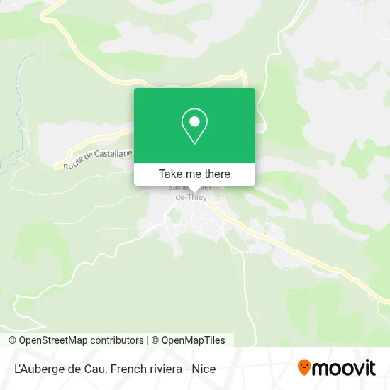 L'Auberge de Cau map