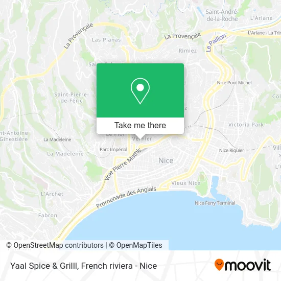 Yaal Spice & Grilll map