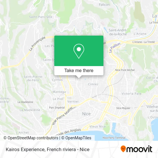 Kairos Experience map