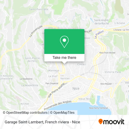 Garage Saint-Lambert map